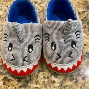 Infant shark slippers